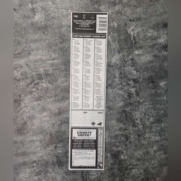 12 Vintage 1995 NFL Pro Football Stickers Scrapbooking Crafts - Picture 2 of 3